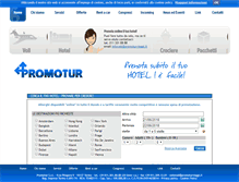 Tablet Screenshot of hotel.promoturviaggi.it